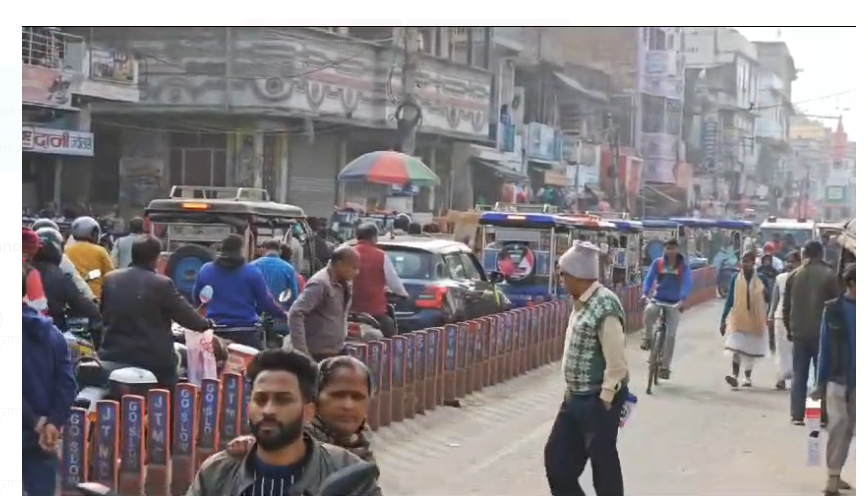 jhumri tilaiya mai trafic vyavastha ka khasta haal