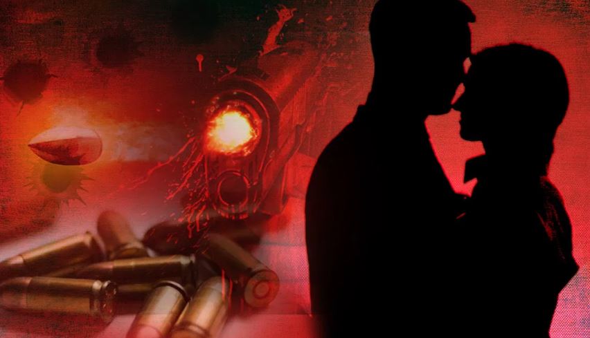 muzaffarpur me girlfriend ke muh me aashiq ne mari goli, cctv khangal rhi police 