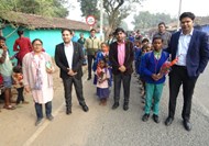 Deputy Development Commissioner participated in the program, children played whistle