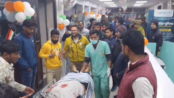  Vaishali district shaken by rapid firing Criminals killed a person, sensation in the area