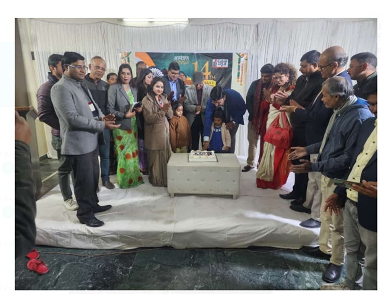 kashish news ka dhumdham se mana 14wan asthapana diwas 