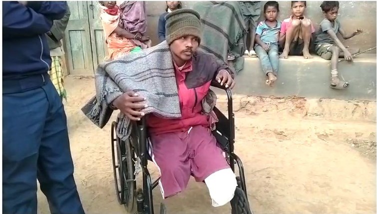 This young man, deprived of government facilities, is waiting for a donor