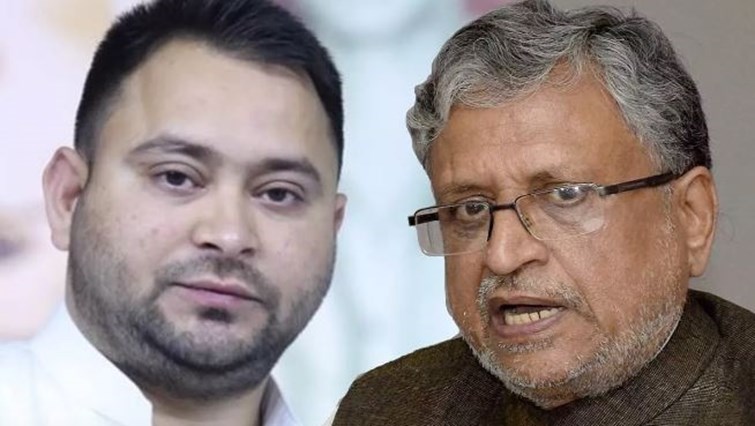 Sushil Modi attacked Tejashwi Said- The one whose education minister kept fighting with the secretary is taking credit for teacher appointment