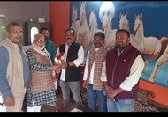 Once again Sanju Pandey became the District President