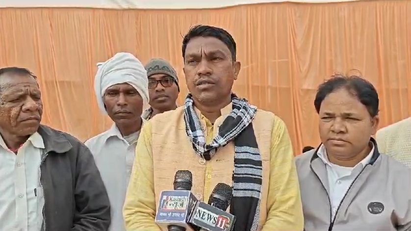 Tribal people and religious leaders staged a protest and submitted a memorandum to the Governor through the Deputy Commissioner.