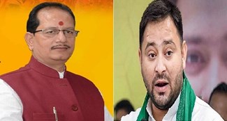  Deputy CM Vijay Kumar Sinha attack on Tejashwi