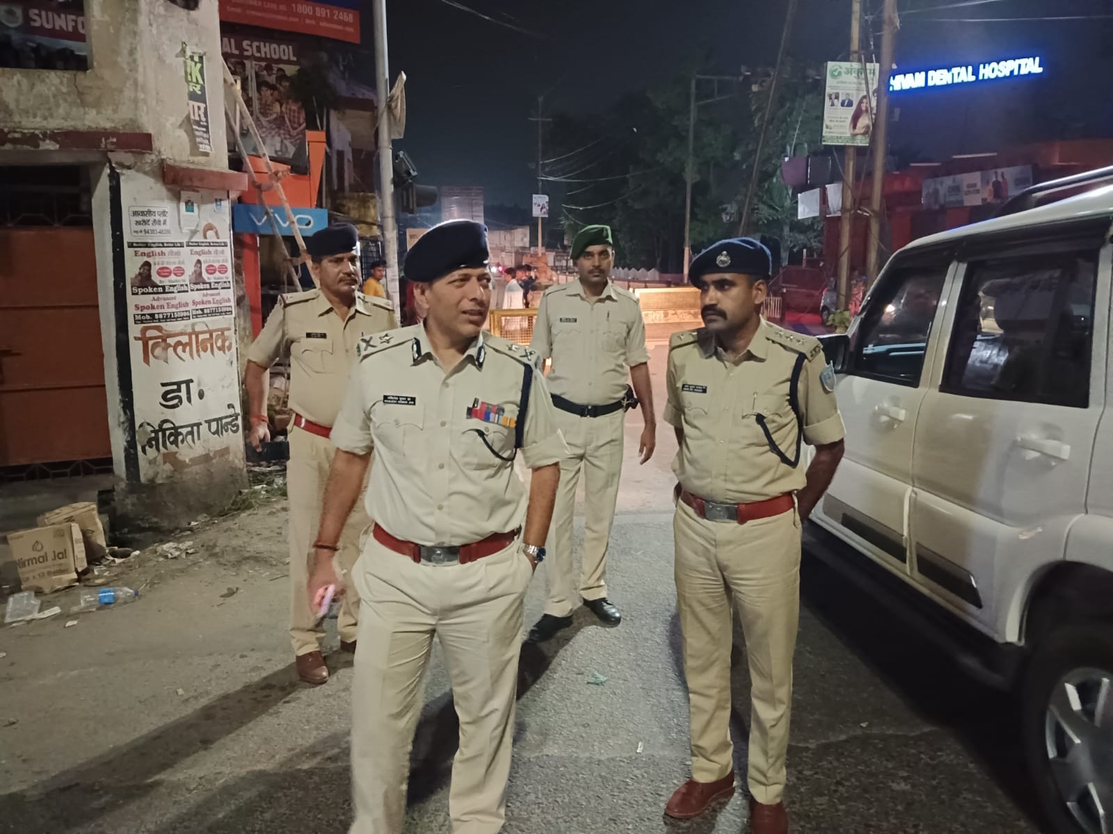 IG and DIG came out on the road at midnight, inspected each and every check point.