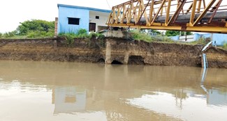 Increase in water level of Ganga in Sahebganj