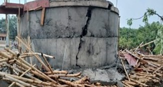 Case of design of fallen water tower in Koderma