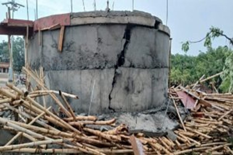 Case of design of fallen water tower in Koderma