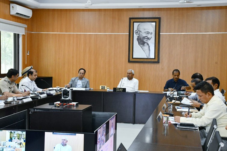 CM Nitish's high level meeting on law and order