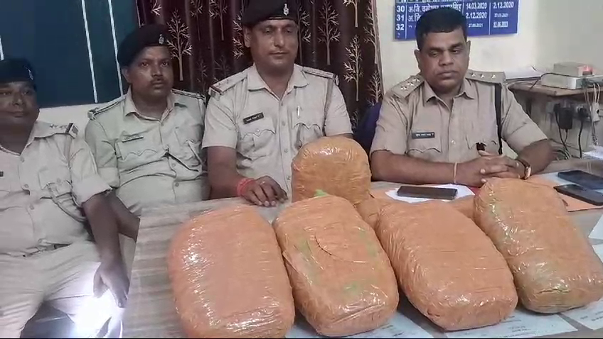 Ganja worth lakhs recovered in Dhanbad