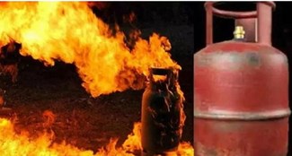  10 people badly burnt due to cylinder fire