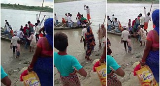  Life helpless due to flood in Muzaffarpur