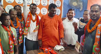  Dozens of workers took membership of BJP