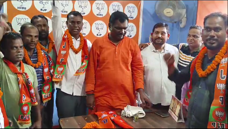  Dozens of workers took membership of BJP