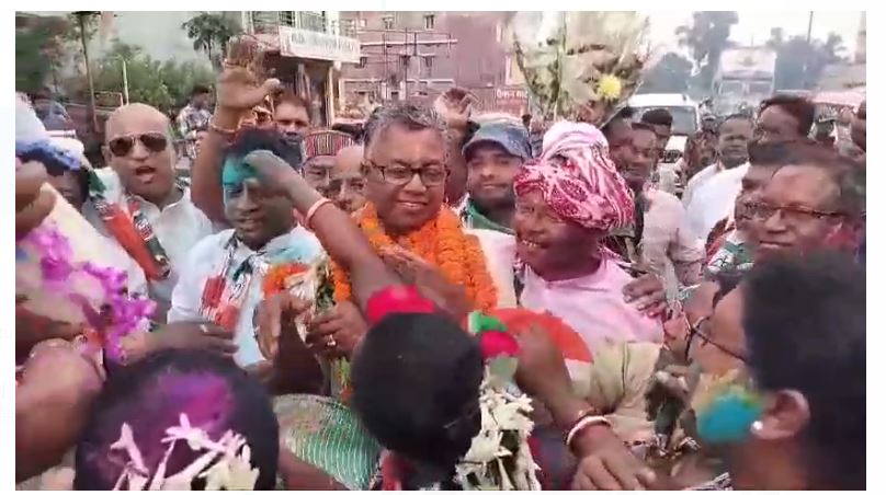 navnirwachit sansad kalicharan munda pahunche simdega 