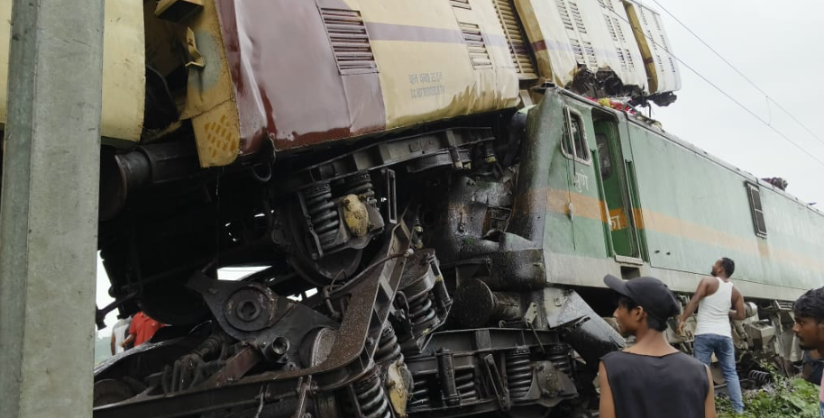 Train accident in New Jalpaiguri, West Bengal