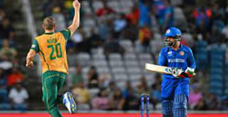  South Africa defeated Afganistan in the semi-final match