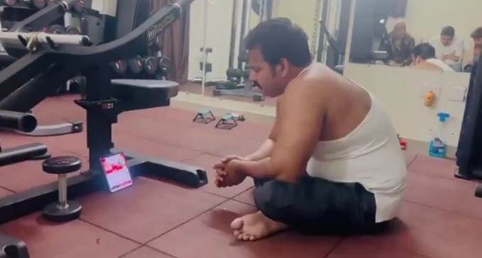  BJP was announcing the names of Lok Sabha candidates in Delhi, Pawan Singh was sweating in the gym.