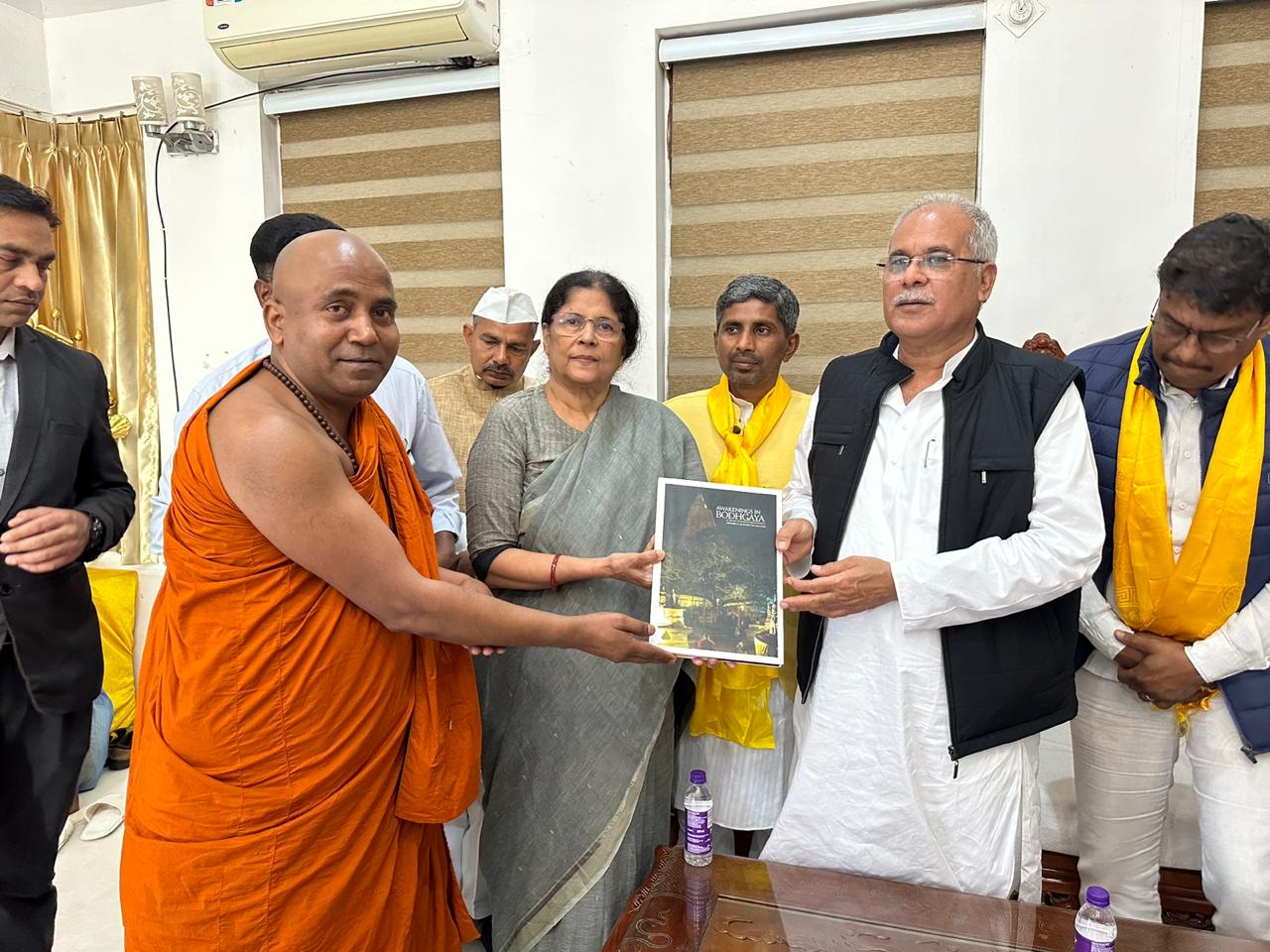 Former Chhattisgarh CM Bhupesh Baghel visited Mahabodhi temple, said this