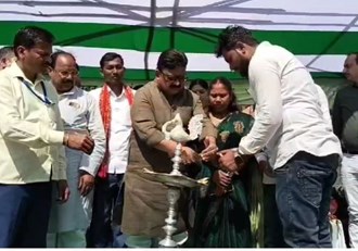 Minister Mithilesh Thakur laid the foundation stone and inaugurated schemes worth Rs 215 crore.