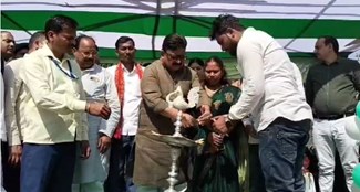 Minister Mithilesh Thakur laid the foundation stone and inaugurated schemes worth Rs 215 crore.