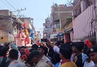 Lord Shiva's procession took place in Hajipur, Nityanand Rai became the driver, ghosts also participated