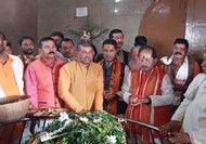 Deputy CM Vijay Kumar Sinha reached Lakhisarai