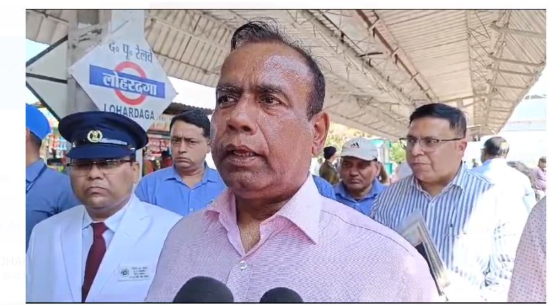dakshin purwa railway ke gm pahunche lohardaga 