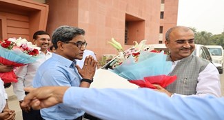  Health Minister Mangal Pandey assumed charge