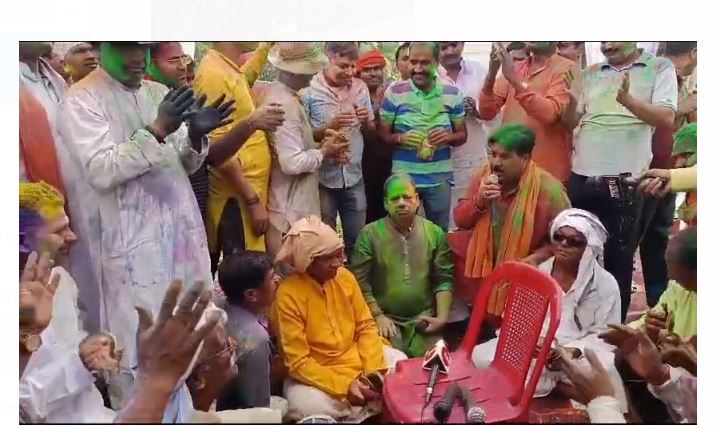 ranchi ssp aawas mai jamkar holi 