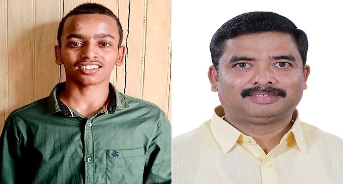 Santosh Kushwaha congratulated topper Shivankar