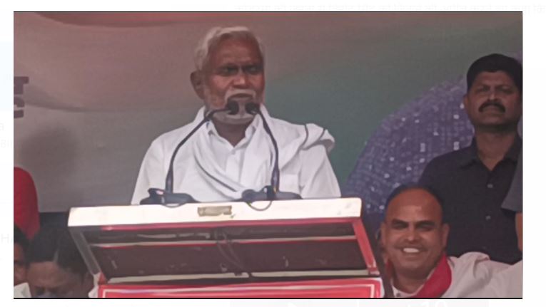 giridih mai cm champai soren ne kiya chunavi sabha 