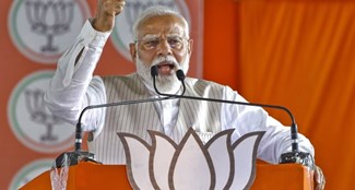  PM Modi's roar in Jharkhand: PM Modi's election rally in Chaibasa, rained on JMM and Congress