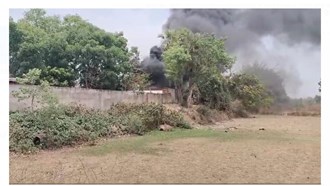 oil tanker caught fire in deoghar