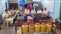 Action against drug smugglers: Huge quantity of liquor recovered in Ramgarh, 4 businessmen arrested
