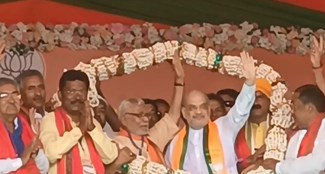  Home Minister Amit Shah made a big announcement in Madhubani, stopped cow slaughter and declared POK a part of India, appealed to Dr. Ashok Yadav to 