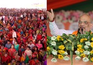  Amit Shah visits Bihar for the 5th time in Lok Sabha elections, election meeting in Madhubani, in favor of Asho Yadav.