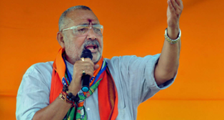 Union Minister Giriraj Singh's visit to Muzaffarpur regarding Lok Sabha elections