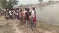 Two children drowned in the river: Rescue team did not reach Supaul even after 5 hours, 