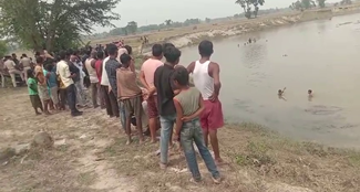 Two children drowned in the river: Rescue team did not reach Supaul even after 5 hours, 