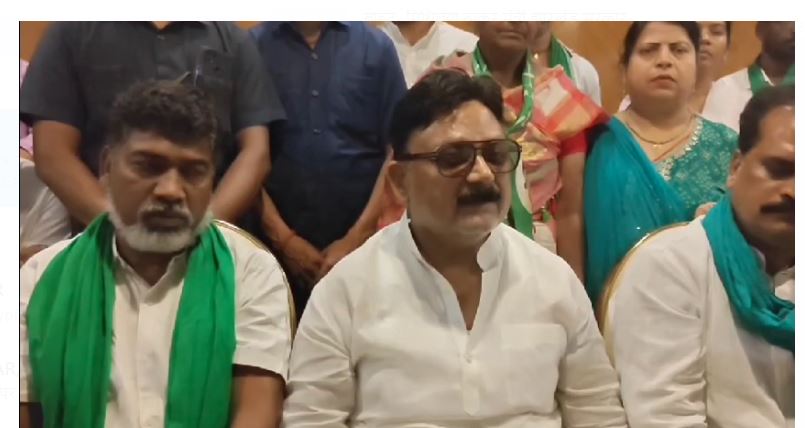 mantri mithilesh thakur ne kiya chunav prachar 