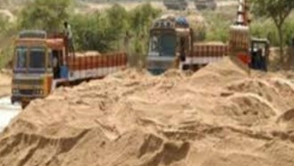 Police seized illegal sand laden tractor in Pandu block