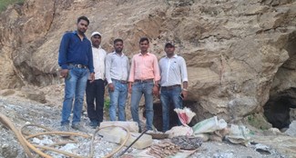  Action against illegal mica mining in Giridih