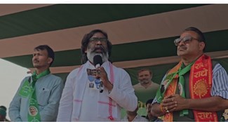 cm hemant soren ne bjp per jamkar hamla bola