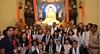  Chinas womens hockey team reached Mahabodhi Temple