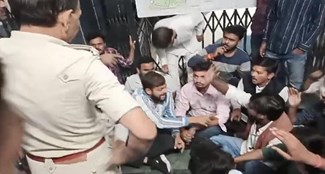  PU students protest against lathicharge intensifies