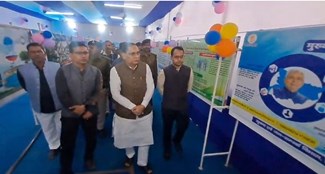 Inauguration of the exhibition of Information and Public Relations Department in Sonpur Fair