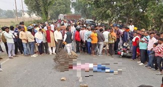  Painful death of a bike riding youth after being hit by an unknown vehicle in Nawada.